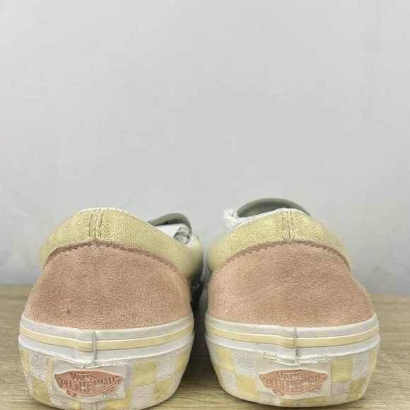 Vans Men’s slip on pro washout blue antique white canvas and suede sneakers 7 - Picture 4 of 8